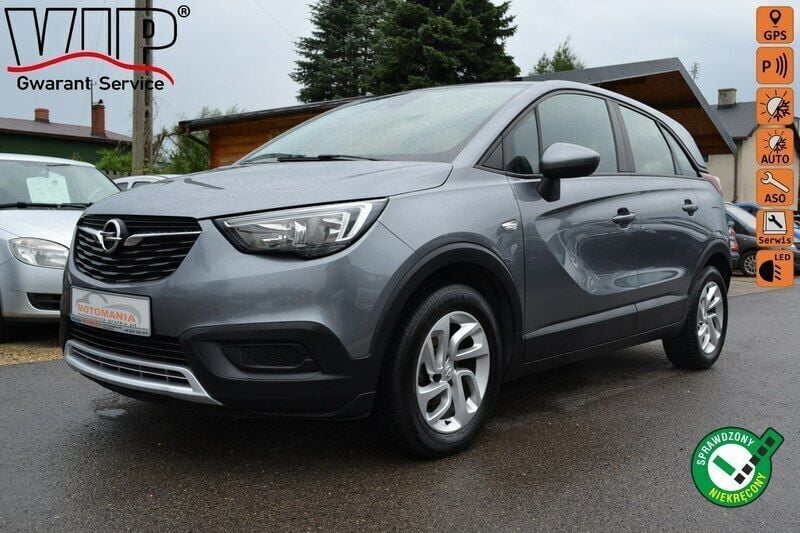 Szary Używany 2018 Opel Crossland X SUV | 43 900 zł (Dość drogi) - Obraz 1/4