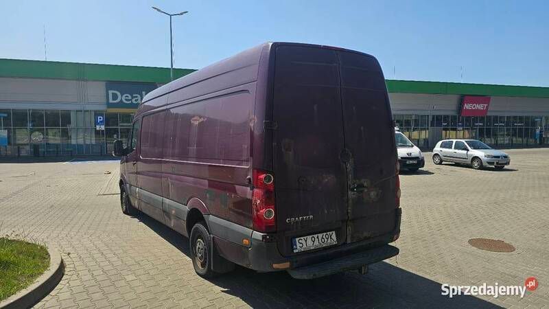 Bordowy Używany 2007 VW Crafter Van | 7000 zł - Obraz 1/4