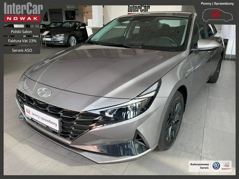 Szary (metalik) Używany 2022 Hyundai Elantra Sedan/Limuzyna | 91 900 zł (Drogi) - Obraz 1/4