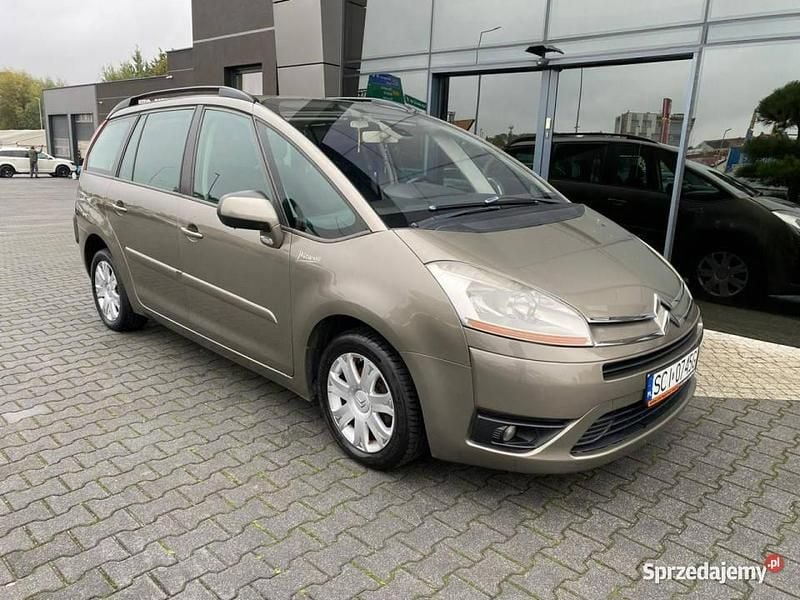 Szary (metalik) Używany 2008 Citroën Grand C4 Picasso Minivan | 11 900 zł - Obraz 1/4