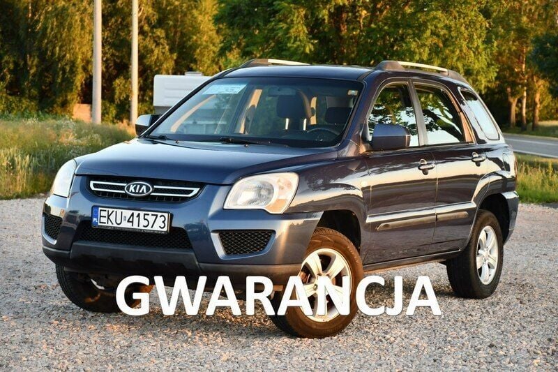 Niebieski ciemny (metalik, perła) Używany 2009 Kia Sportage 2 SUV | 18 999 zł (Uczciwa cena) - Obraz 1/4