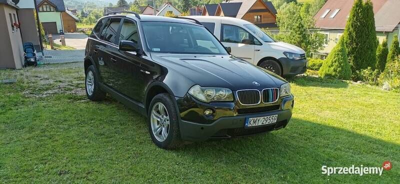 Czarny Używany 2008 BMW X3 SUV | 25 900 zł (Uczciwa cena) - Obraz 1/4