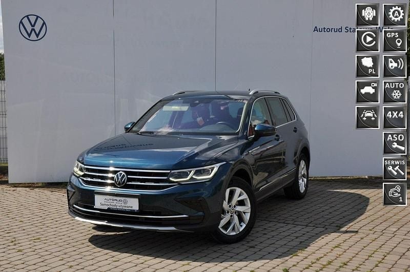 Niebieski Używany 2020 VW Tiguan SUV | 114 900 zł - Obraz 1/4
