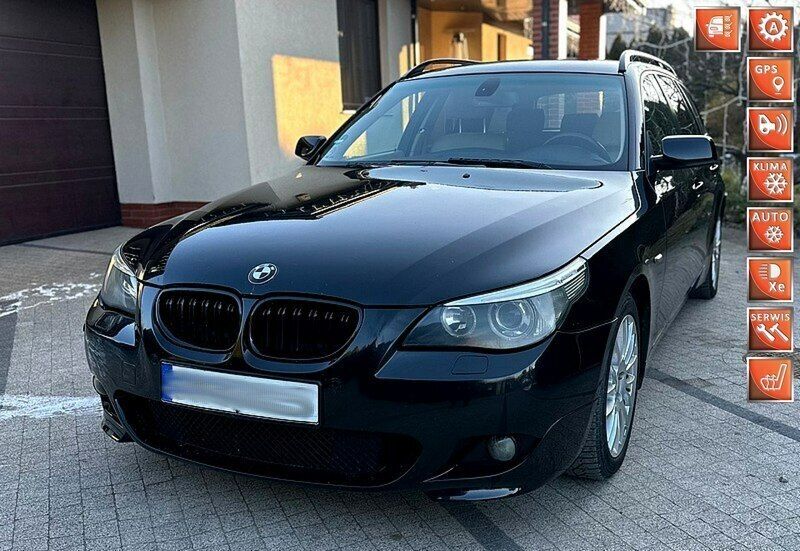 Czarny Używany 2005 BMW 530 Kombi | 19 900 zł (Uczciwa cena) - Obraz 1/4