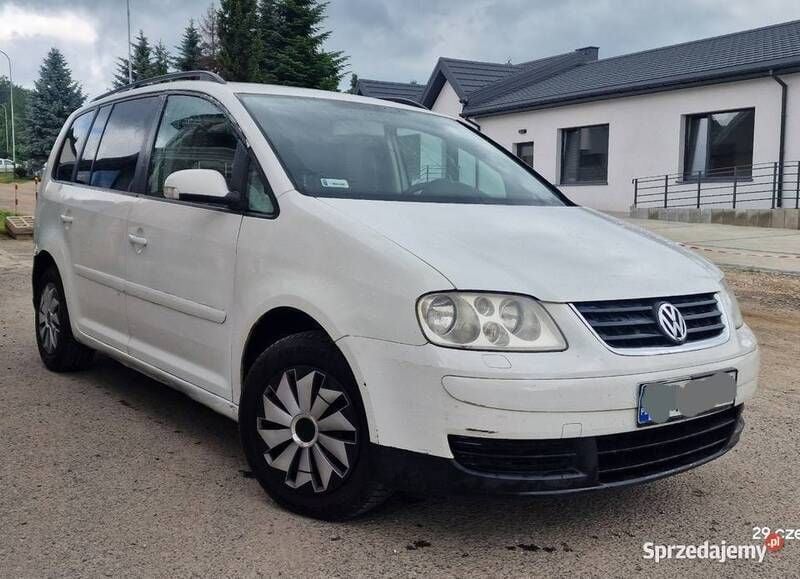 Biały Używany 2005 VW Touran Minivan | 5999 zł (Dobra cena) - Obraz 1/4
