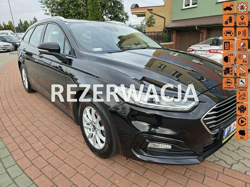 Czarny Używany 2021 Ford Mondeo S Kombi | 50 777 zł - Obraz 1/4
