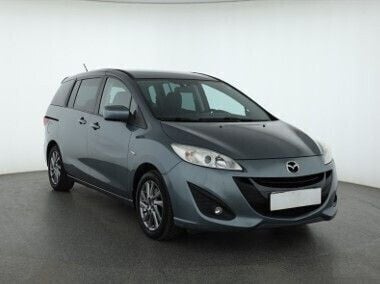 Szary Używany 2012 Mazda 5 Minivan | 29 999 zł (Drogi) - Obraz 1/4