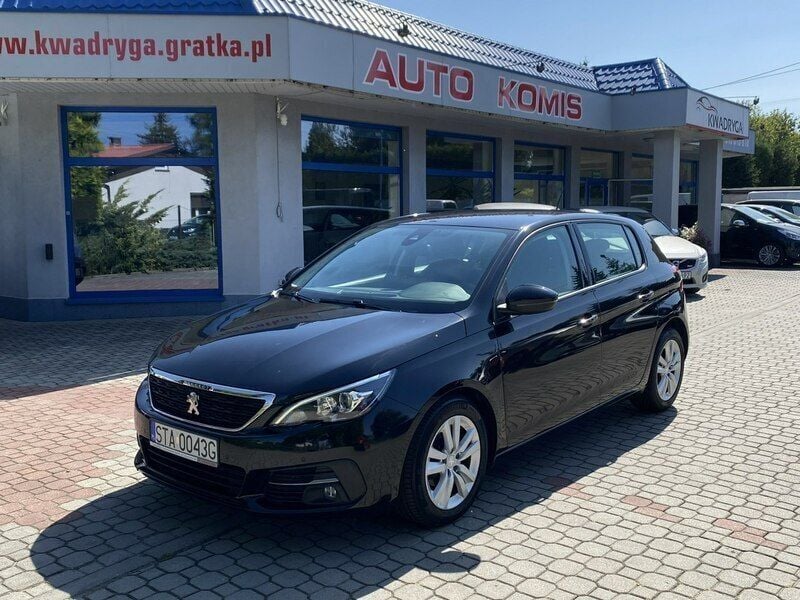 Czarny Używany 2021 Peugeot 308 Hatchback | 49 800 zł (Uczciwa cena) - Obraz 1/4