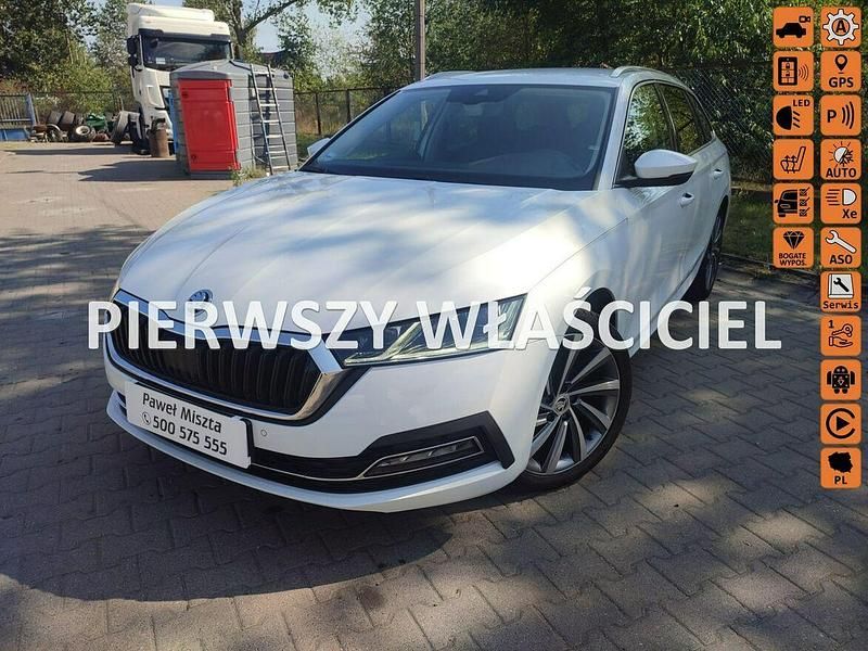Biały Używany 2021 Skoda Octavia Style Kombi | 88 900 zł (Drogi) - Obraz 1/4