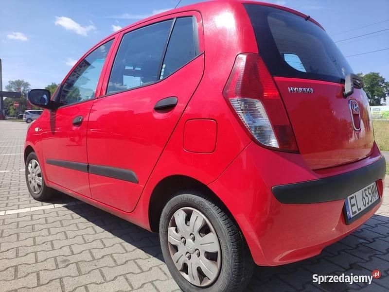 Czerwony Używany 2008 Hyundai i10 Hatchback | 7500 zł (Uczciwa cena) - Obraz 1/4