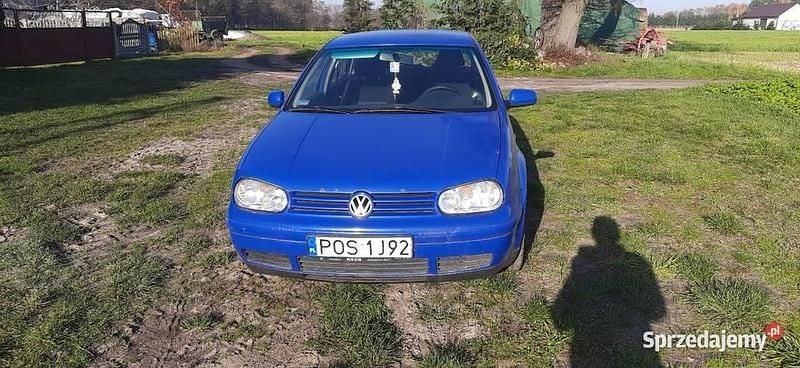 Niebieski Używany 1998 VW Golf IV Hatchback | 2000 zł (Uczciwa cena) - Obraz 1/4