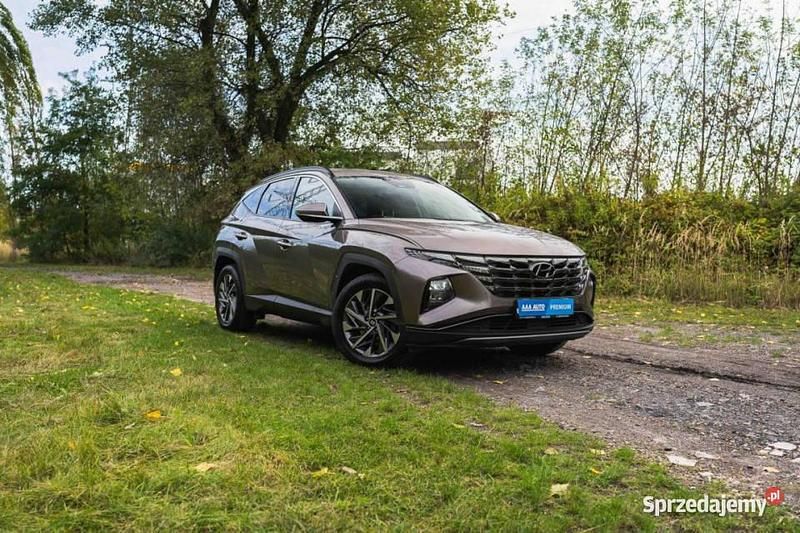 Szary Używany 2021 Hyundai Tucson SUV | 96 499 zł (Dość drogi) - Obraz 1/4