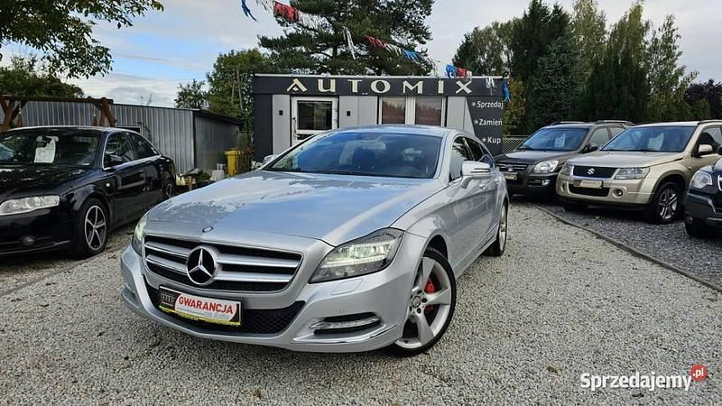 Srebrny Używany 2013 Mercedes CLS350 Kombi | 69 900 zł - Obraz 1/2