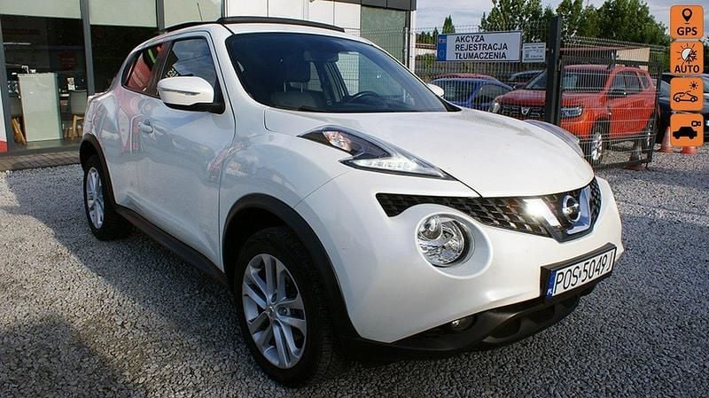 Biały Używany 2017 Nissan Juke SUV | 37 400 zł (Uczciwa cena) - Obraz 1/4