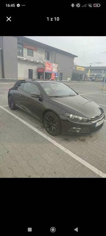 Czarny Używany 2008 VW Scirocco Coupe | 24 000 zł (Uczciwa cena) - Obraz 1/4