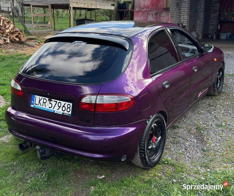 Fioletowy Używany 1998 Chevrolet Lanos Hatchback | 6400 zł (Dość drogi) - Obraz 1/4