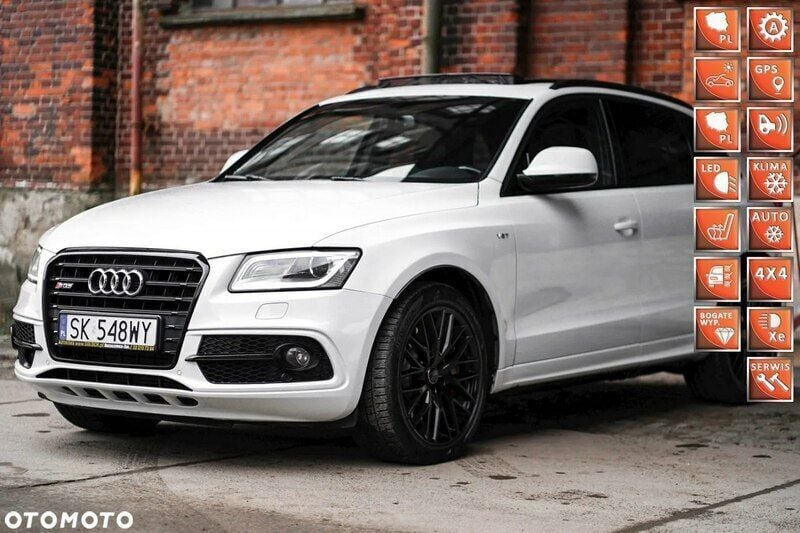 Biały Używany 2016 Audi SQ5 S-Line SUV | 89 900 zł (Uczciwa cena) - Obraz 1/4