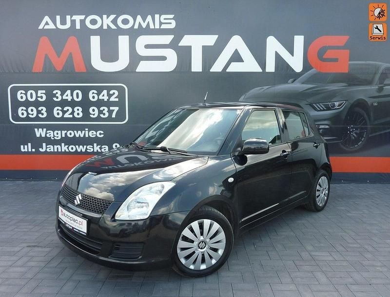 Czarny (metalik) Używany 2009 Suzuki Swift Hatchback | 14 900 zł (Uczciwa cena) - Obraz 1/4