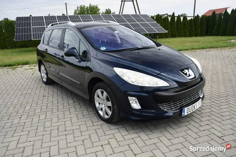 Niebieski Używany 2009 Peugeot 308 Kombi | 14 900 zł (Uczciwa cena) - Obraz 1/4