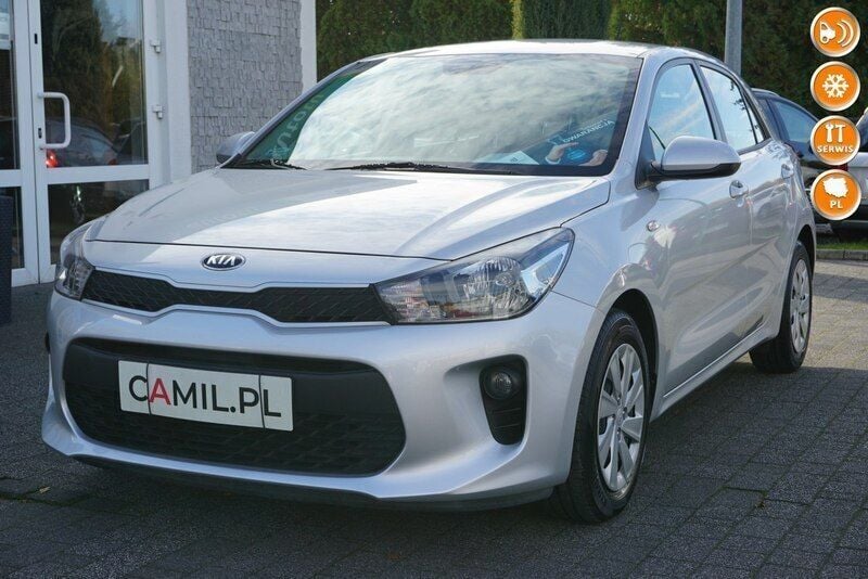 Srebrny Używany 2018 Kia Rio 2 Hatchback | 43 600 zł - Obraz 1/4
