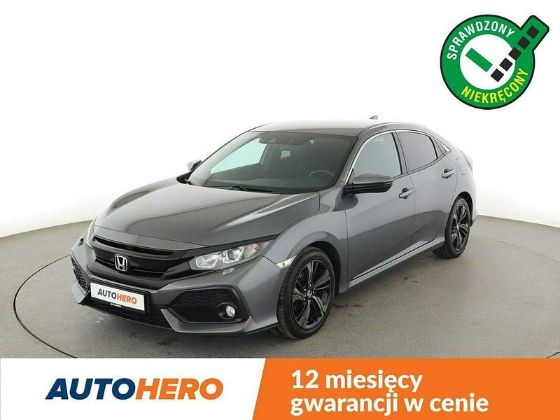 Szary Używany 2017 Honda Civic Hatchback | 53 400 zł (Uczciwa cena) - Obraz 1/3