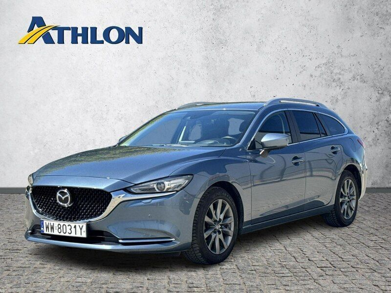Niebieski jasny (metalik) Używany 2022 Mazda 6 Kombi | 107 800 zł (Uczciwa cena) - Obraz 1/4