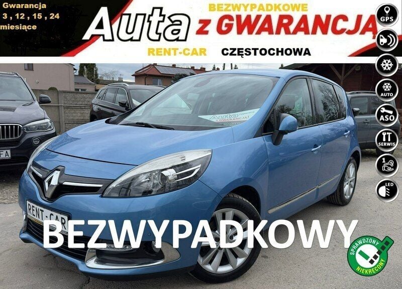 Niebieski jasny (metalik) Używany 2013 Renault Scénic III Minivan | 23 900 zł (Uczciwa cena) - Obraz 1/4