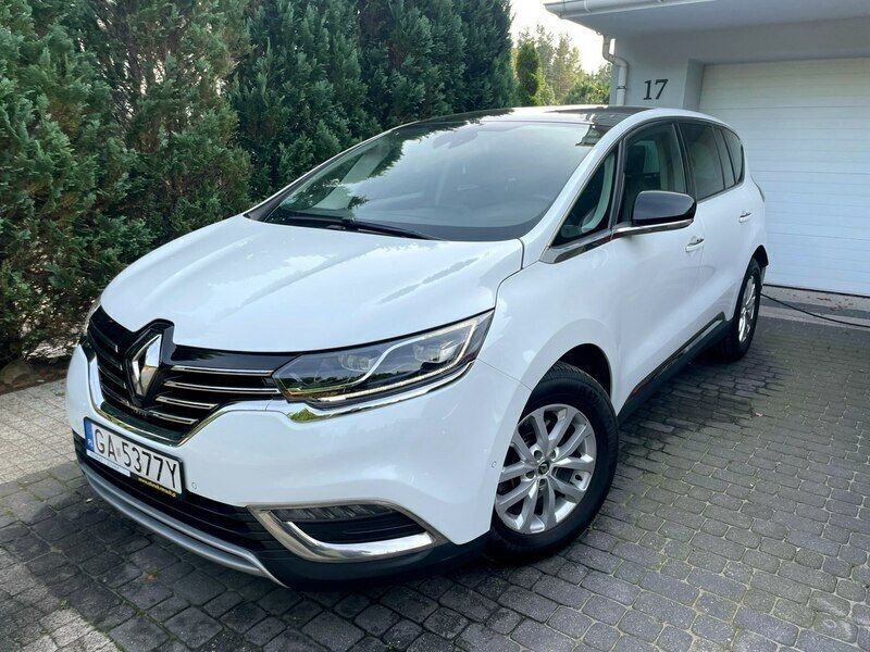 Biały Używany 2016 Renault Espace Minivan | 52 900 zł (Uczciwa cena) - Obraz 1/4