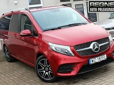 Bordowy Używany 2019 Mercedes V300 Avantgarde Minivan | 219 900 zł - Obraz 1/4