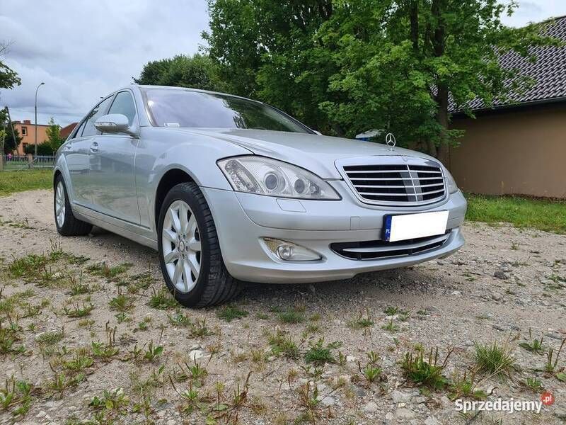 Srebrny Używany 2007 Mercedes S420 Sedan/Limuzyna | 33 550 zł - Obraz 1/4