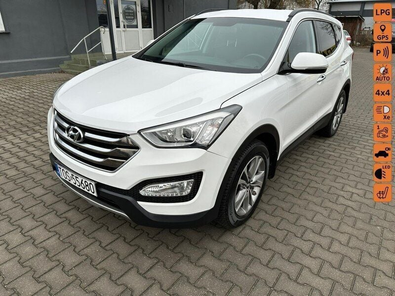 Biały Używany 2015 Hyundai Santa Fe SUV | 58 800 zł (Uczciwa cena) - Obraz 1/4