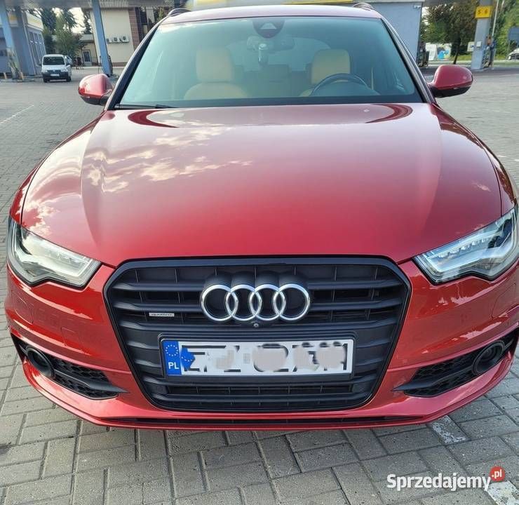 Czerwony Używany 2014 Audi A6 S-Line Kombi | 95 000 zł (Drogi) - Obraz 1/4