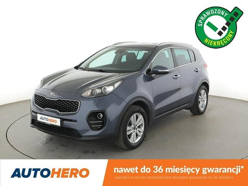 Niebieski Używany 2018 Kia Sportage SUV | 64 100 zł (Uczciwa cena) - Obraz 1/3