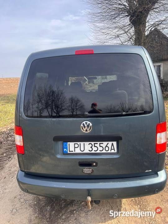 Szary Używany 2009 VW Caddy Maxi Life Minivan | 19 200 zł - Obraz 1/4