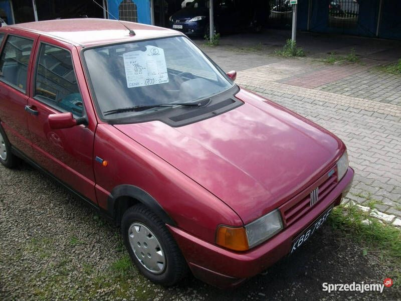 Bordowy Używany 1999 Fiat Uno Hatchback | 1500 zł (Uczciwa cena) - Obraz 1/4