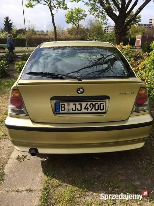 Używany BMW 316 2002 Złoty Coupe
