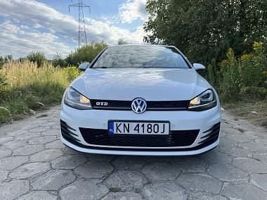 Biały Używany 2017 VW Golf VII GTD Hatchback | 25 900 zł - Obraz 1/4