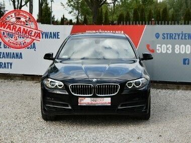 Czarny (metalik, perła) Używany 2016 BMW 520 Sedan/Limuzyna | 65 900 zł - Obraz 1/4
