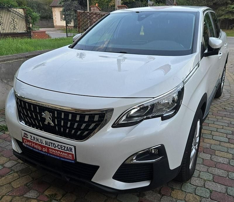 Biały Używany 2018 Peugeot 3008 SUV | 58 900 zł (Uczciwa cena) - Obraz 1/4