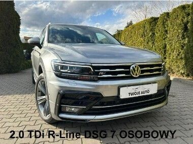 Szary Używany 2019 VW Tiguan R-line SUV | 112 800 zł (Drogi) - Obraz 1/4