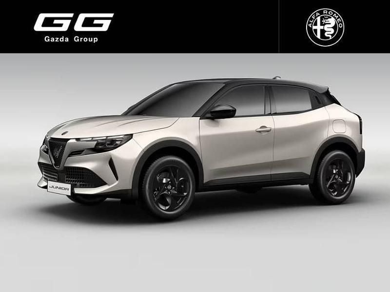 Nowe Alfa Romeo Junior 145 KM (106 kW) 2025 Lakier metalizowany szary z czarnym dachem  scala SUV