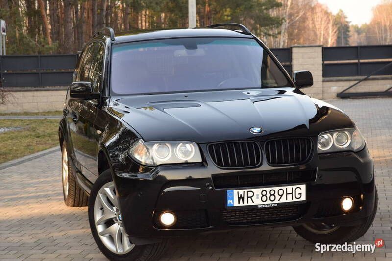 Czarny Używany 2008 BMW X3 SUV | 31 900 zł (Dość drogi) - Obraz 1/4