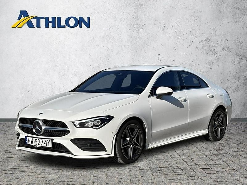 Biały Używany 2021 Mercedes CLA200 Sedan/Limuzyna | 129 500 zł - Obraz 1/4