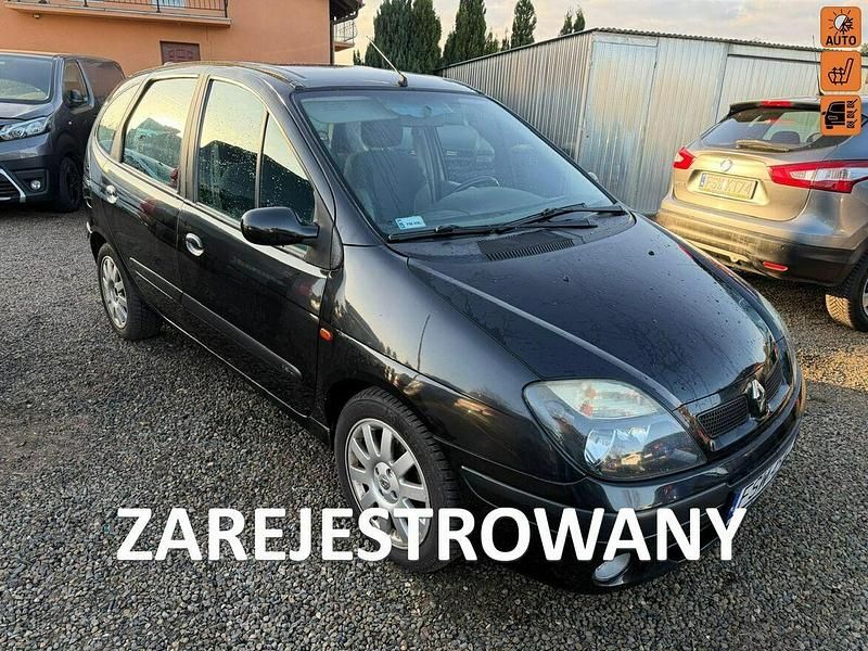 Czarny Używany 2002 Renault Scénic Minivan | 3900 zł - Obraz 1/4