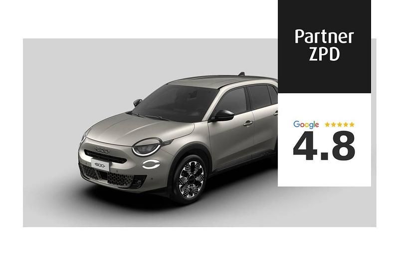 Nowe Fiat 600 La Prima 110 KM (80 kW) 2025 Lakier metalizowany kremowy cappucino SUV