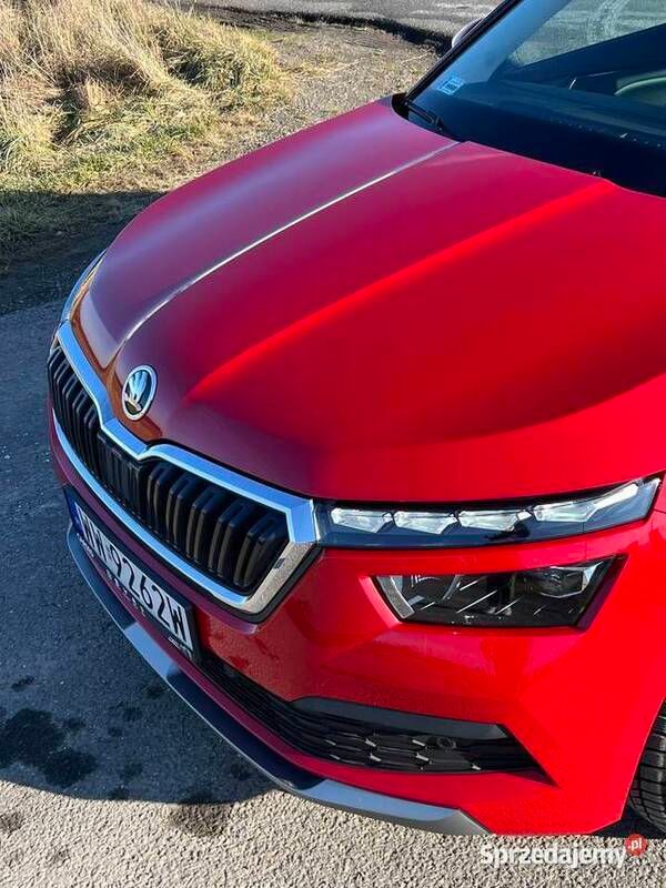 Czerwony Używany 2021 Skoda Kamiq SUV | 95 900 zł (Uczciwa cena) - Obraz 1/4