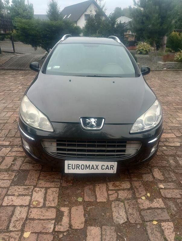 Czarny Używany 2010 Peugeot 407 Kombi | 6400 zł (Dobra cena) - Obraz 1/4