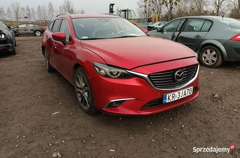 Czerwony Używany 2017 Mazda 6 Kombi | 56 999 zł (Super Cena) - Obraz 1/4