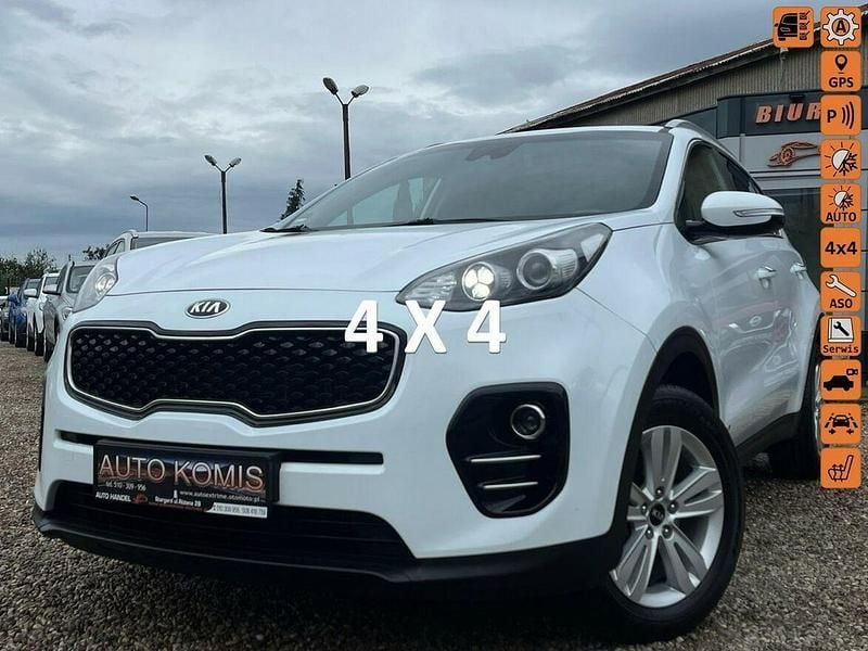 Biały Używany 2016 Kia Sportage SUV | 62 900 zł (Uczciwa cena) - Obraz 1/4