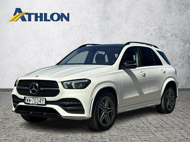 Biały Używany 2022 Mercedes GLE300 SUV | 295 600 zł (Uczciwa cena) - Obraz 1/4
